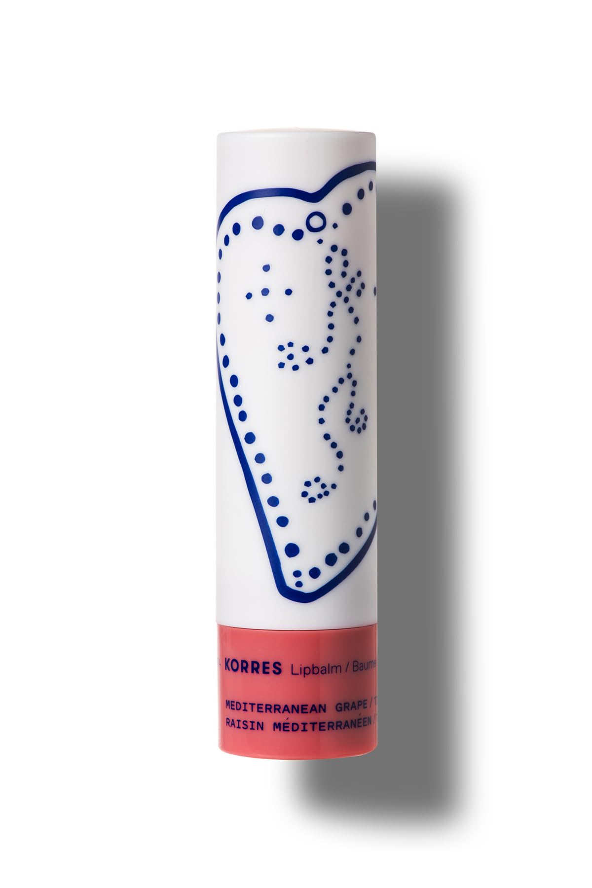 KORRES Lip Butter Stick Mediterranean Grape Hydrating Lip Balm with Greek Hypericum Balsam Oil, Moisturizing & Subtle Tint for Soft Lips, Lip Care for Women & Men, 0.17 oz