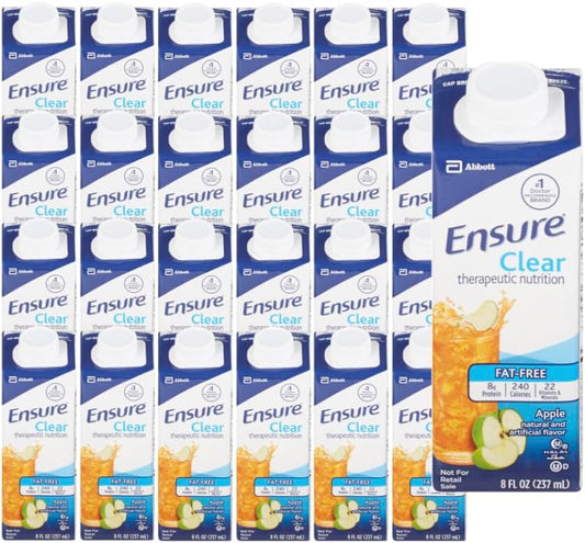 Ensure Clear Therapeutic Nutrition Apple Flavor Liquid 8 oz - Case of 24