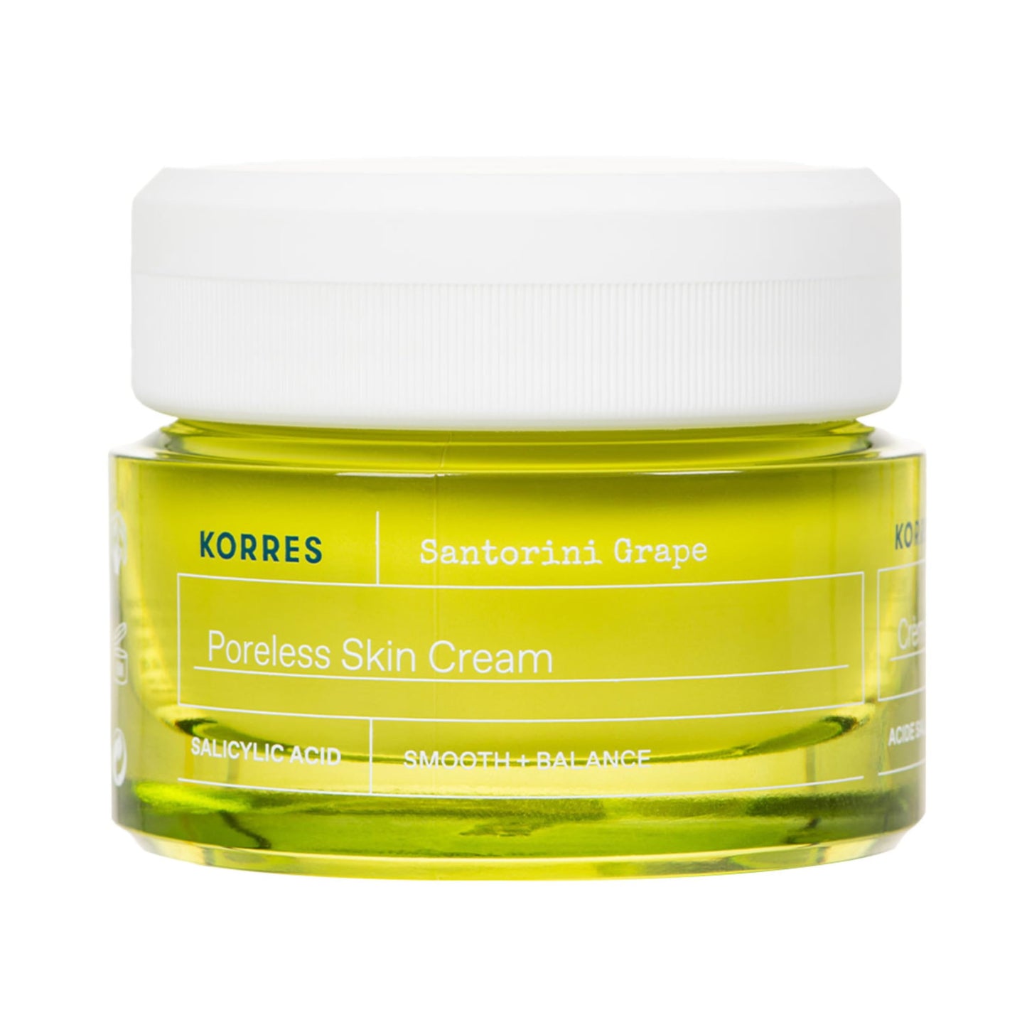 KORRES Santorini Grape Poreless Skin Care Cream, Gel Face Moisturizer with Hyaluronic acid and Salicylic Acid, Pore Minimizer, Hydration for Dry, Oily & Sensitive Skin, 1.35 fl oz