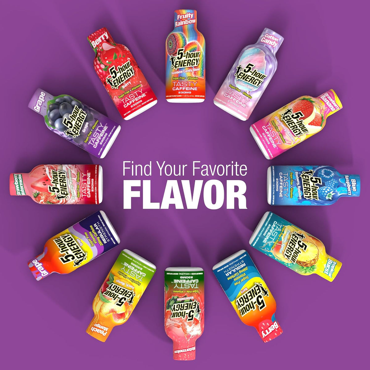 5-hour ENERGY GRAPE Flavor, 20 Count, Extra Strength Energy Shot