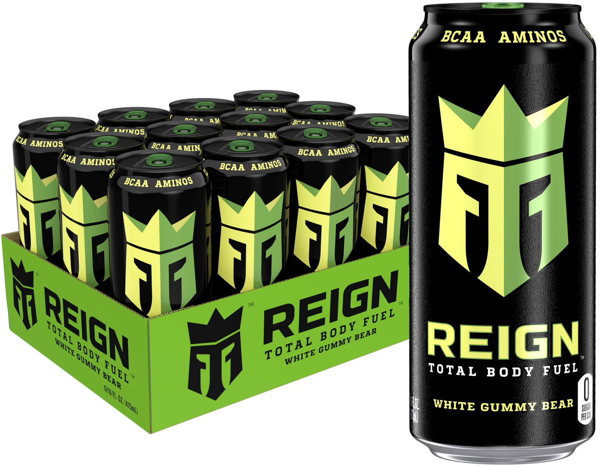 Reign Total Body Fuel,Cherry Limeade,Fitness & Performance Drink,16 Fl Oz,(Pack of 24)